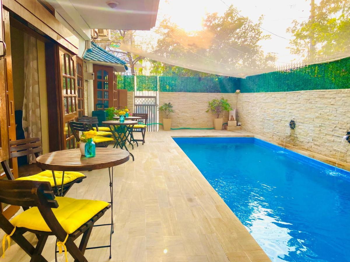 Roshani Pool Villa Gurgaon - 7Br #Privatepool #Villa #Bungalow #Garden #Staycation Exterior foto